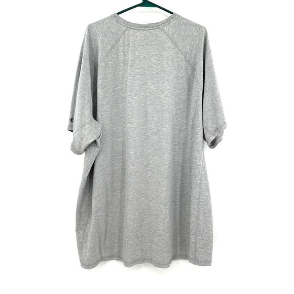Carhartt Force Size 3XL Relaxed Fit Short Sleeve Crew Neck T-Shirt Gray Cotton - Picture 2 of 7